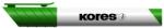 Kores Marker pentru tablă albă și flipchart, 3 mm, vârf conic, KORES "K-Marker XW1", verde