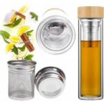 kamille Glass bottle 9020 bamboo 450 ml