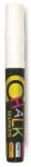 FlexOffice Marker cu cretă, 2, 5 mm, 1 buc/blister, FLEXOFFICE "Chalkmarker", alb