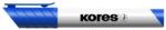 Kores Marker pentru tablă albă și flipchart, 3 mm, vârf conic, KORES "K-Marker XW1", albastru