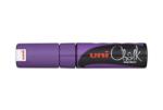 uni Marker cu cretă, 8 mm, UNI "PWE-8K", violet
