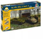 Italeri Italeri: Set cu 2 machete Sd. Kfz. 251/1 Ausf. C - 1: 72 (7516S)