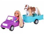 Jokomisiada Ankiki Set: Farmer Doll with Horse, Car and Trailer ZA5881