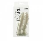 Pearl Drops Double pearlescent dildo Baroque Pearl White
