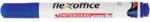 FlexOffice Marker pentru tablă albă, 2, 5 mm, vârf conic, FLEXOFFICE "WB03", albastru, 12 buc