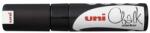 uni Marker cu cretă, 8 mm, UNI "PWE-8K", negru