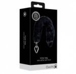 Sinner Gear Fox Tail Intimate Plug Metal Black - Fluffy Accessory