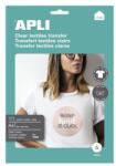 Apli Folie de transfer termic, A4, pentru imprimante cu jet de cerneală, pentru tricouri albe, APLI, 10 coli