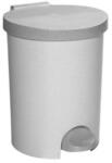 Keter Coș de gunoi, cu pedală, plastic, 15 l, CURVER, gri argintiu Cos de gunoi