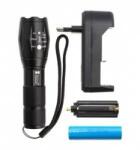 Libox LB0110 Tactical LED T6 ZOOM Rechargeable Flashlight