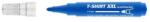 ICO Marker textil, 1-3 mm, conic, ICO "Tricou XXL", albastru