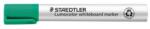 STAEDTLER Marker pentru tablă albă și flipchart, vârf teșit, STAEDTLER "Lumocolor 351 B", verde