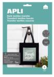Apli Hârtie transfer, APLI, A4, pentru tricouri colorate, 5 coli
