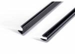 Durable Retractable ridges a4 width 13 mm. thickness 12 mm for 40 - 100 sheets black