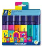 STAEDTLER Evidențiator, set, 1-5 mm, STAEDTLER "Textsurfer® classic 364 C Happy", 6 culori diferite, 6 buc