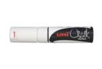 uni Marker cu cretă, 8 mm, UNI "PWE-8K", alb