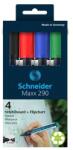 Schneider Marker pentru tablă albă Schneider Maxx 290 - set de 4