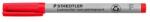 STAEDTLER Marker nepermanent, OHP, 0, 6 mm, STAEDTLER "Lumocolor® 316 F", roșu