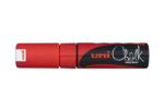 uni Marker cretă, 8 mm, UNI "PWE-8K", roșu fluorescent