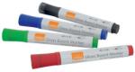 Nobo Marker pentru tablă de sticlă, NOBO, 4 culori diferite, 4 buc