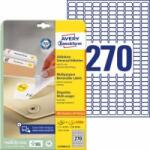 Avery Zweckform White Removable Mini Tickets 17.8x10mm 25 Sheets (L4730REV-25)