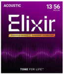 Elixir Струни за акустична китара 13-56 ELIXIR 16202 NANOWEB Phosphor Bronze Medium