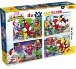 Lisciani Double sided floor puzzles Maxi Floor 4x48el Marvel Spidey 100378 LISCIANI
