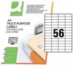 Q-Connect Universal labels Q-CONNECT, 52, 5x21.2mm, straight, white 100 pcs