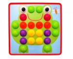 Jokomisiada Creative Montessori mosaic button puzzle - pin pictures ZA1706