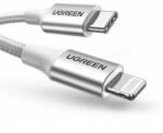 Ugreen US304 70523 USB-C/ Lightning MFi-Kabel 1 m - Silber