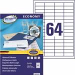 EUROPE100 Avery Zweckform ETIK. ZF ECONOMY 48.5X16, 9MM 050 100ARK LABEL E100 ELA050 - ELA050