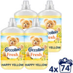 Coccolino Fresh Happy Yellow öblítő 4x1702 ml (296 mosás)