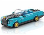 Jokomisiada Technical blocks Retro car BLUE CABRIOLET gold rims 417 pieces ZA5788