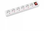 Office Products Power Strip Office Products Anti-Surge 6 Sockets 1.5 m White (13116141-14)