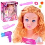 Jokomisiada BLONDE DOLL 20 cm combing head with hairdressing accessories ZA5837