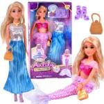 Jokomisiada Anlily 2-in-1 Mermaid Princess doll + accessories ZA5708