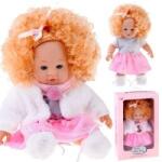 Jokomisiada Interactive ALICJA doll 32cm with a shock of blond hair - talks and babbles ZA5841