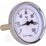 Afriso Bimetallic thermometer BiTH 80 fi80mm 0-120 st. C sleeve 63 mm 1/2 ax cl. 2, 0 63 807