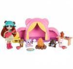 Mattel Enchantimals camping trip set bear doll ZA5995
