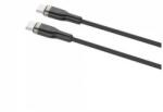 Fixed USB-C/USB-C with PD support, 1.2 m, USB 2.0, 100 W, black