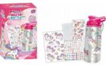 Norimpex Water bottle with unicorn, with sticker. , 500 ml, cards