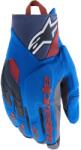 Alpinestars Mănuși de motocicletă Alpinestars Durack albastru-gri închis-portocaliu (AIM120-883)