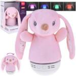 Jokomisiada Plush Rabbit Color-changing night lamp Music box ZA4771