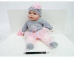 Mádara *BOBAS DOLL, 40 cm, bell, spioch with frill, rose