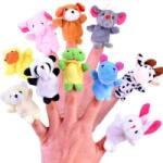 Jokomisiada Puppets-puppets for the finger of the animal 10pcs ZA3675