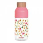 QUOKKA Ice - Ecozen water bottle 570 ml (Pink Flowers)