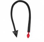 Sinner Gear Silicone Intimate Plug with Devil Tail Black 38 cm