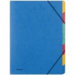 DONAU Folder with elastic band DONAU, pretzel, A4, 7 cover, blue