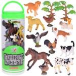 Jokomisiada Farm animals from the farm set of 17 figures horse cow hen ZA5349