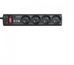 Eaton Protection Strip - Surge protector - AC 220-250 V - 2500 Watt - output connectors: 4 - black